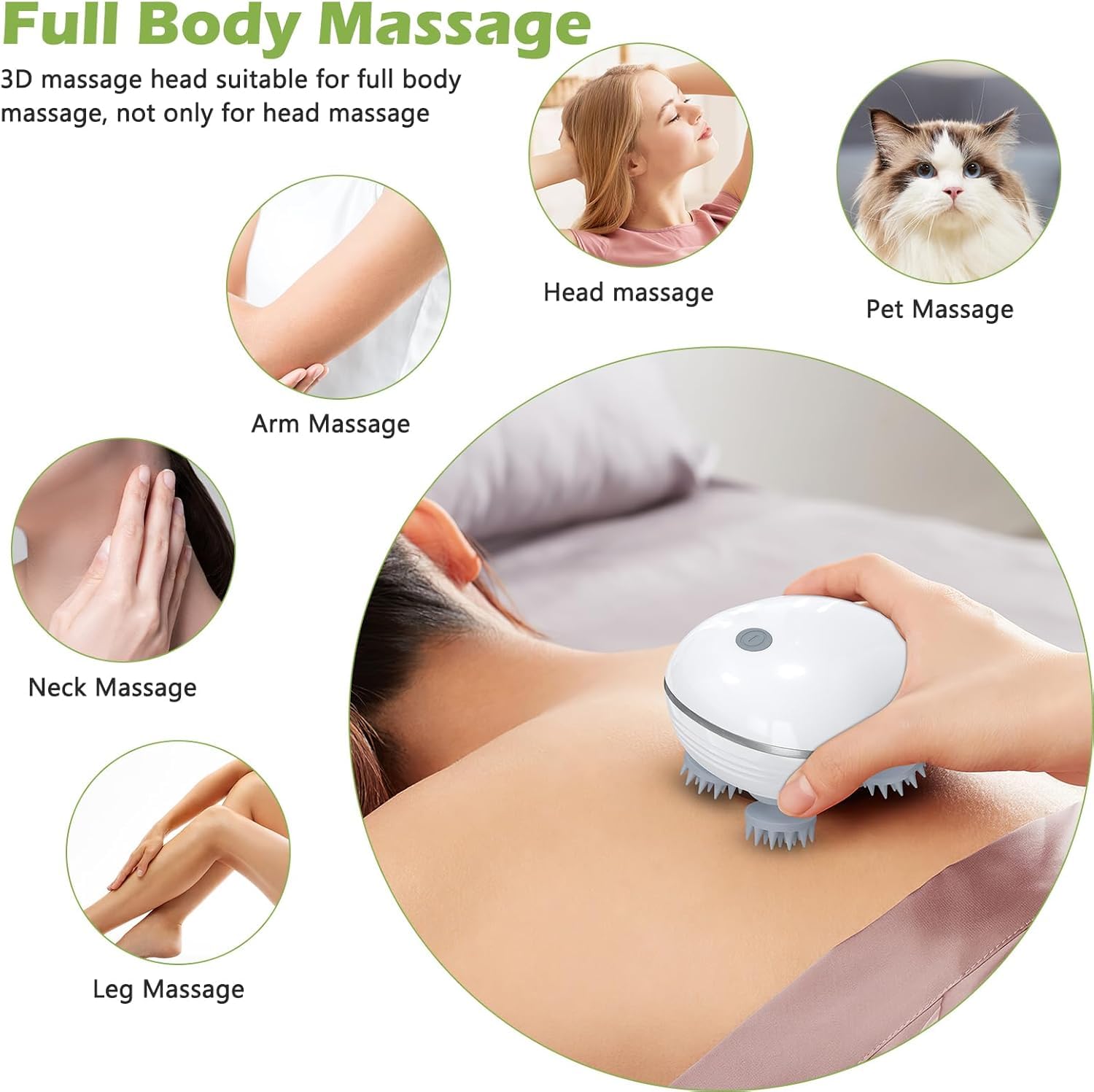 Electric Scalp Massager for Hair Growth